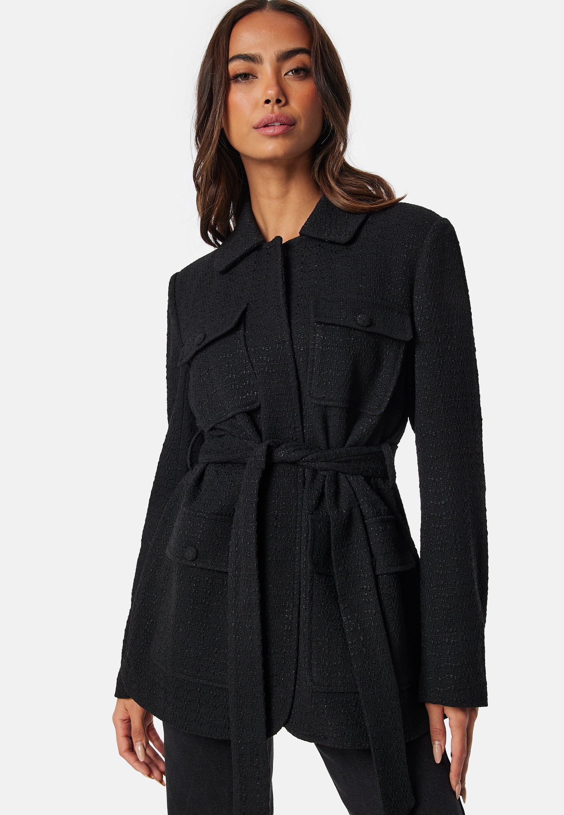 Happy Holly Bouclé Shacket