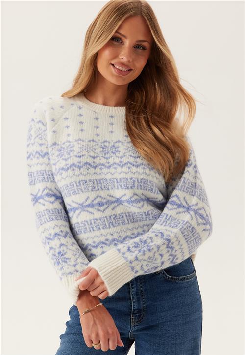 ONLY Onlxmas Nordic Ls O-neck Knt