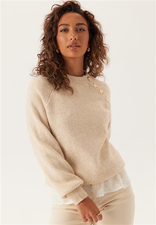 ONLY Onlemma Life Ls Button Oneck K