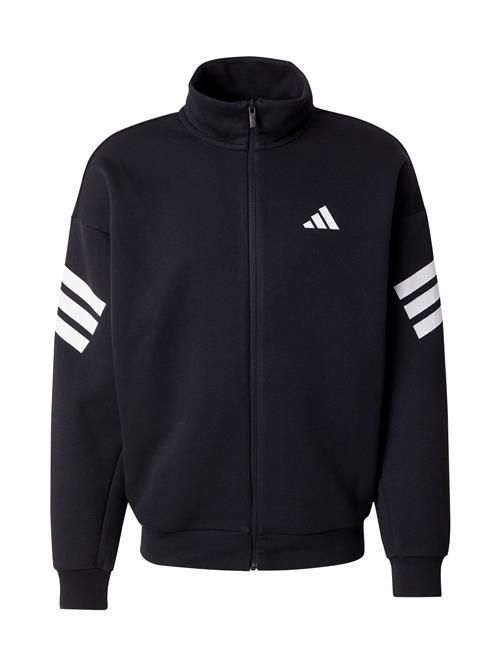 ADIDAS SPORTSWEAR Sportssweatjakke  sort / hvid