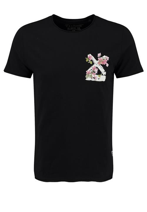 Key Largo Bluser & t-shirts 'SUMMER SPLASH'  blandingsfarvet / sort