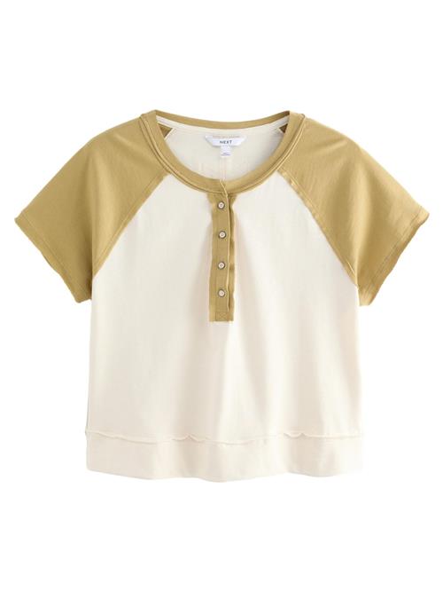 Next Shirts  gul-meleret / hvid