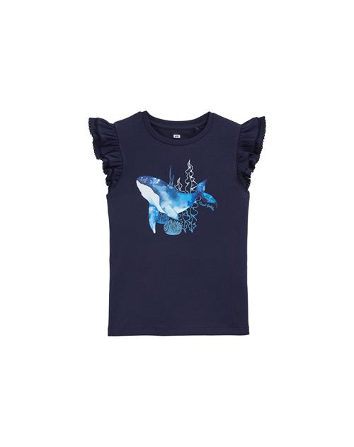 WE Fashion Bluser & t-shirts  navy / pastelblå / hvid