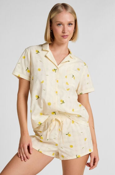Hunkemöller Citron Pyjamas Shorts Hvid