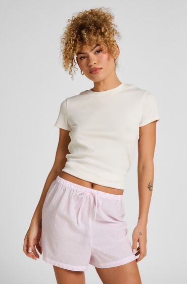 Hunkemöller Heart Pyjamas Shorts Lyserød
