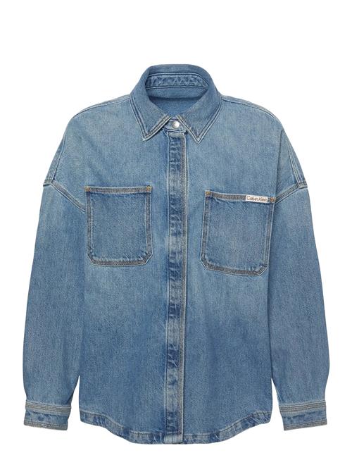 Calvin Klein Jeans | Denim Boyfriend Shirt Overnight | XS