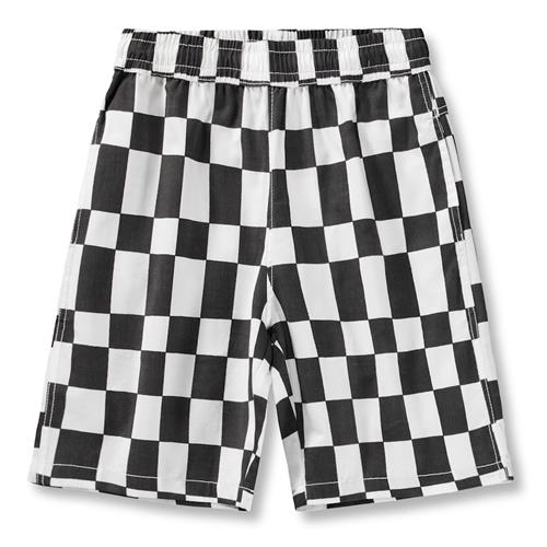 Molo GOTS Arrow Shorts Angled Checks  Angled Checks 116 cm  Hvid  116 cm  mand