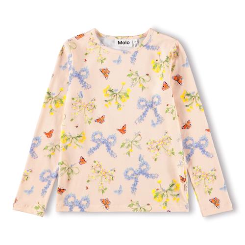 Molo GOTS Rose Langærmet Top Flowerbows  Flowerbows 98 cm  Lyserød  98 cm  kvinde