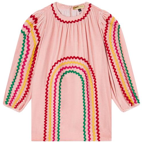 Stella McCartney Kids Kjole Med Broderi Lyserød 4 Y  Lyserød  4 år  kvinde