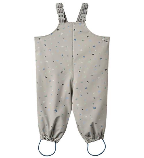 Wheat Regnbukser m. Seler - PU - Charlo - Light Flint Letters