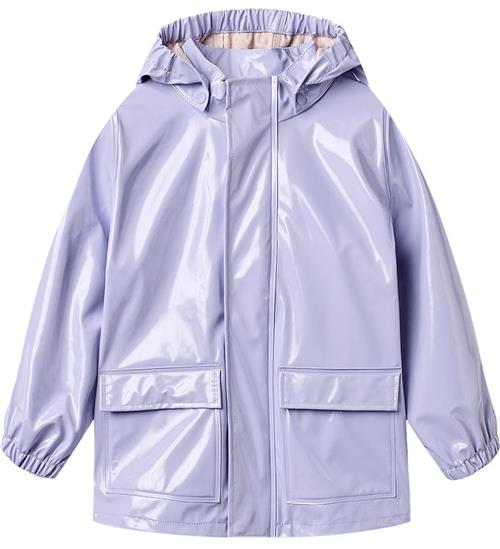Wheat Regnjakke - PU - Ollo - Lilac Cosmic Sky