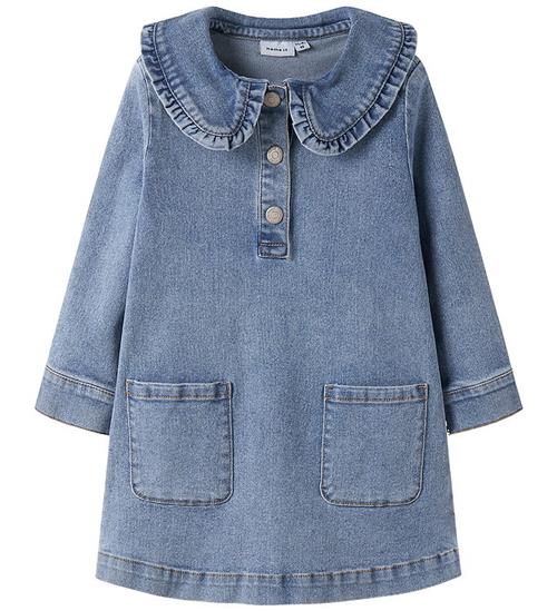 Name It Kjole - NmfGia - Medium Blue Denim