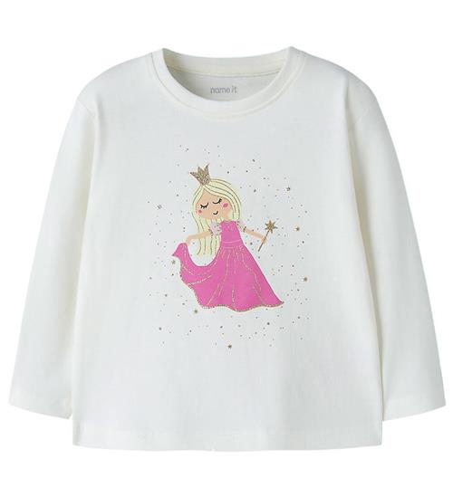 Name It Bluse - NmfVeen - Cloud Dancer/Princess