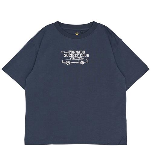 The New T-shirt - TnSigvard - Navy Blazer m. Bil
