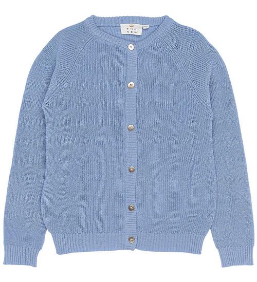 The New Cardigan - Strik - TnSalvina - Forever Blue m. Glimmer