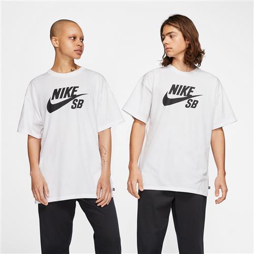 Nike SB-skater-T-shirt med logo - hvid