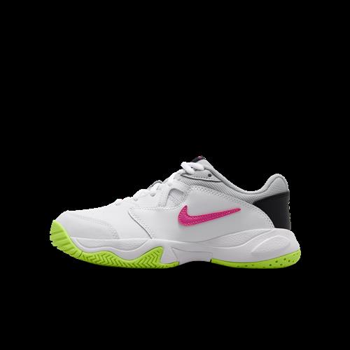 NikeCourt Jr. Lite 2-tennissko til større børn - hvid