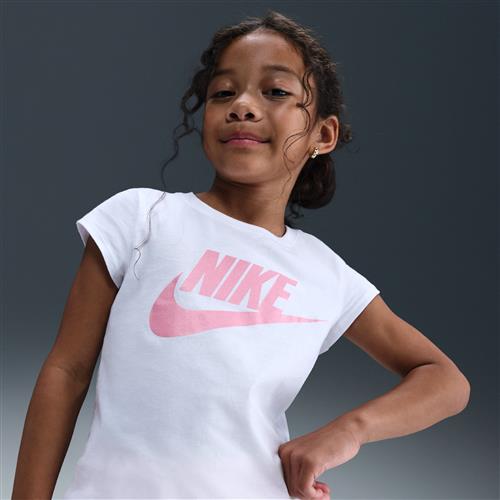 Nike Futura-T-shirt til mindre børn - hvid
