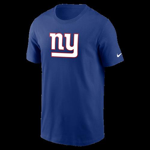 New York Giants Nike Logo Essential-T-shirt til mænd - blå