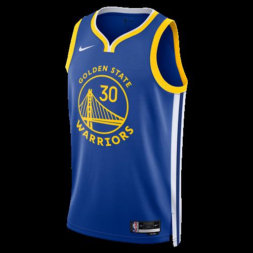 Golden State Warriors Icon Edition Nike Dri-FIT NBA Swingman-trøje til mænd - blå