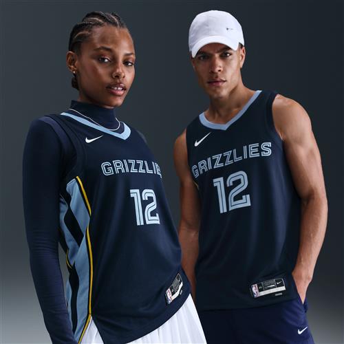 Memphis Grizzlies Icon Edition Nike Dri-FIT NBA Swingman-trøje til mænd - blå