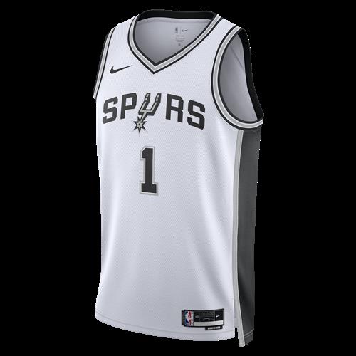 San Antonio Spurs Association Edition Nike Dri-FIT NBA Swingman-trøje til mænd - hvid