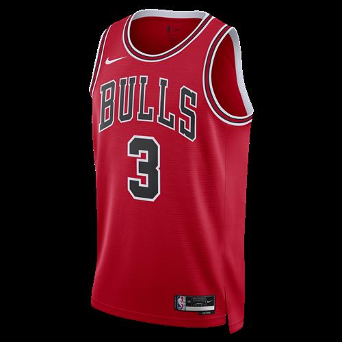 Chicago Bulls Icon Edition Nike Dri-FIT NBA Swingman-trøje til mænd - rød