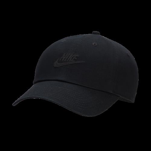 Ustruktureret Nike Club Futura Wash-kasket - sort