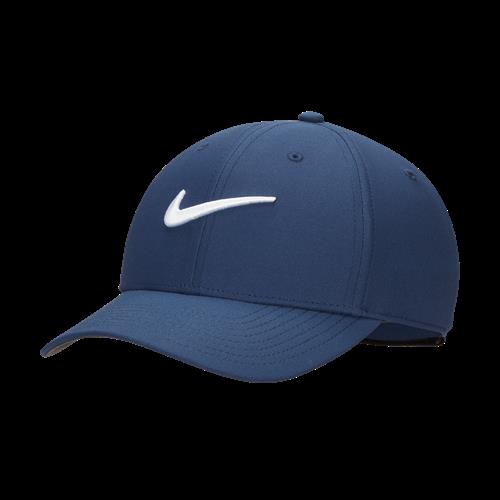 Struktureret Nike Dri-FIT Club Swoosh-kasket - blå