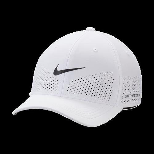 Struktureret Nike Dri-FIT ADV Rise SwooshFlex-kasket - hvid