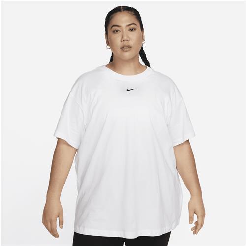 Nike Essential-T-shirt til kvinder (plus size) - hvid