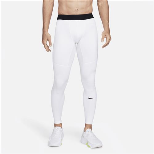 Nike Pro Warm-tights til mænd - hvid