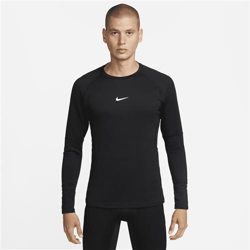 Nike Pro Warm-langærmet overdel til mænd - sort