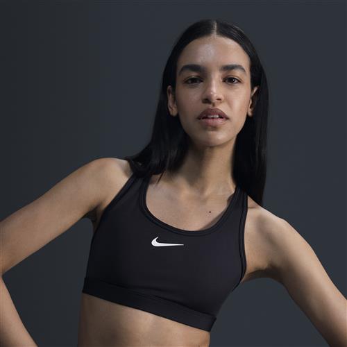 Nike Swoosh Medium Support-sports-bh med indlæg til kvinder - sort