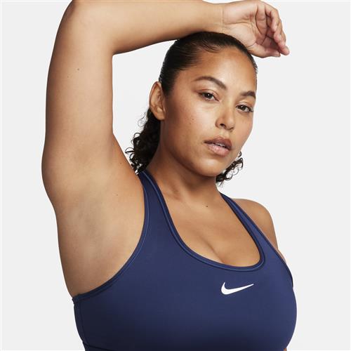 Nike Swoosh Medium Support-sports-bh med indlæg til kvinder - blå