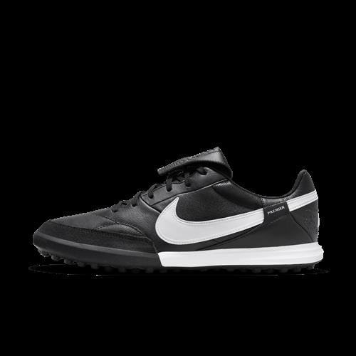 Nike Premier 3 Low Top-fodboldsko til grus - sort