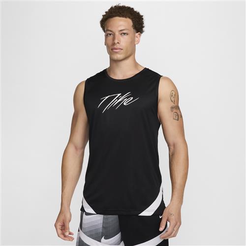 Nike Icon Dri-FIT-basketballtrøje til mænd - sort
