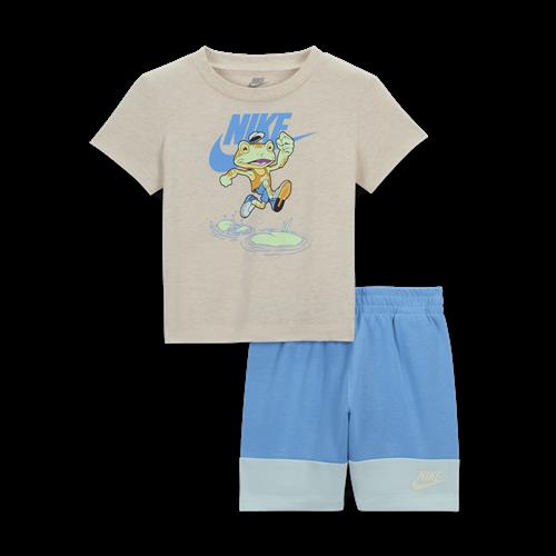 Nike KSA-shortssæt til babyer (12-24 mdr.) - blå