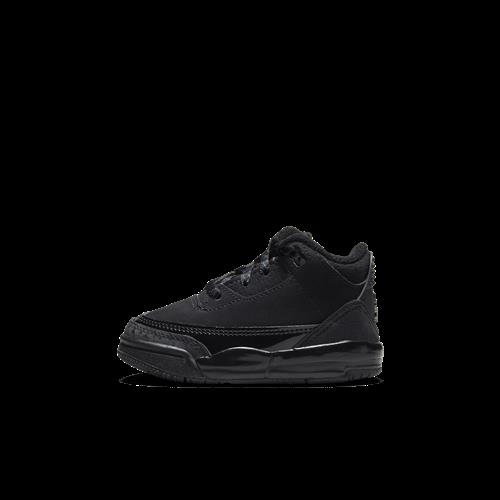 Jordan 3 Retro-sko til babyer/småbørn - sort