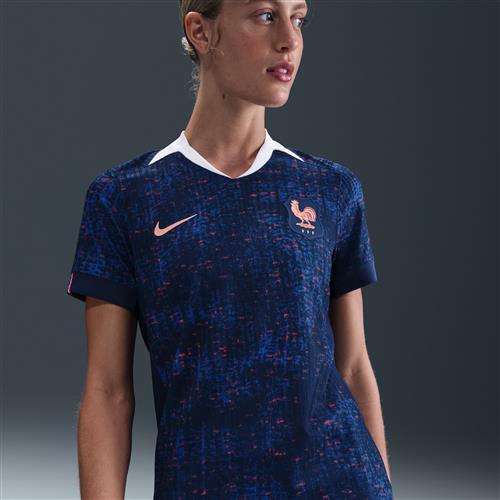 FFF 2025 Match Home (kvindehold) Nike Dri-FIT ADV Authentic-fodboldspillertrøje til kvinder - blå