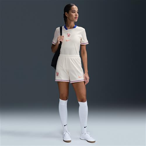 FFF 2025/26 Stadium Away Nike Dri-FIT Replica-fodboldshorts til kvinder - brun