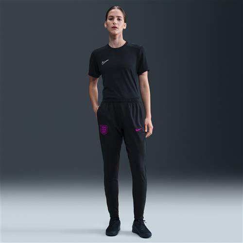 Maskinstrikkede England Strike Nike Dri-FIT-fodboldbukser til kvinder - sort