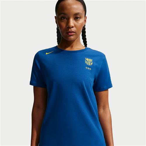 FC Barcelona Supporter Fourth Nike-fodbold-T-shirt til kvinder - blå