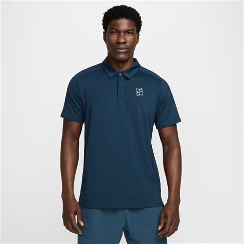 NikeCourt Advantage Dri-FIT-tennispolo til mænd - blå