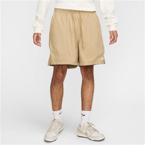 Vævede Nike Club-flow-shorts til mænd - brun