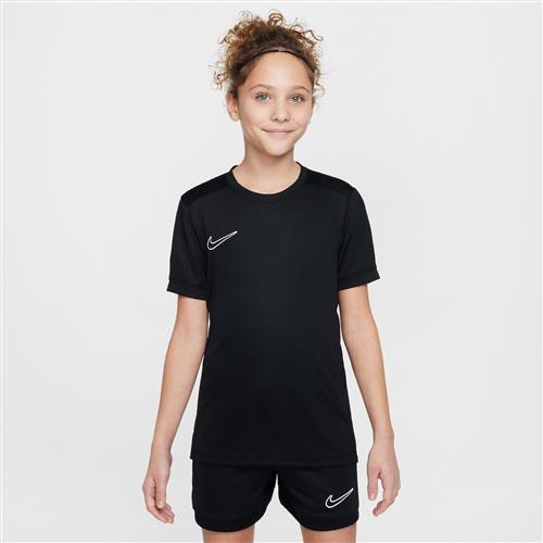 Nike Academy Dri-FIT-fodboldtrøje til større børn - sort