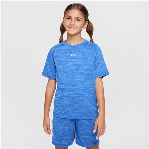 Kortærmet Nike Multi Dri-FIT-trøje til større børn - blå