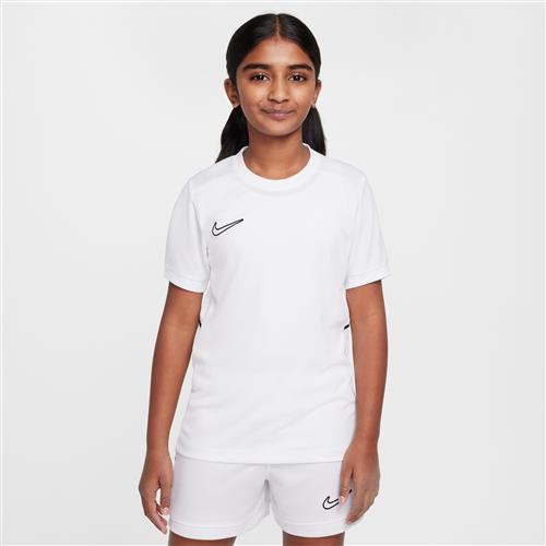 Nike Academy Dri-FIT-fodboldtrøje til større børn - hvid