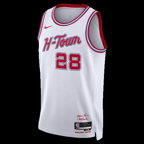 Houston Rockets City Edition 2023/24 Nike Dri-FIT NBA Swingman-trøje til mænd - hvid