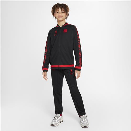 Chicago Bulls Starting 5 Courtside Nike Dri-FIT NBA-tracksuit til større børn - sort